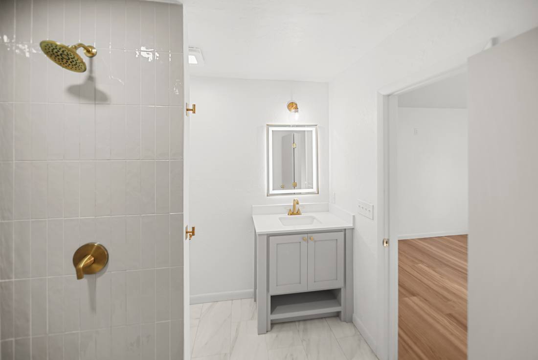 1123 W Brooks shower